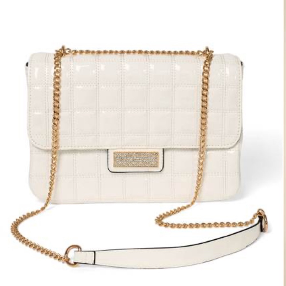 Quilted White Shoulder Bag